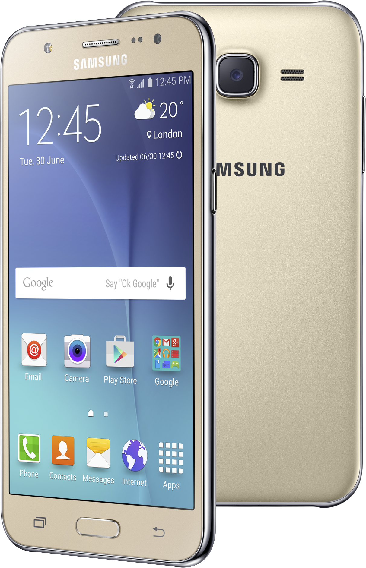 Samsung Galaxy J5 zlatá